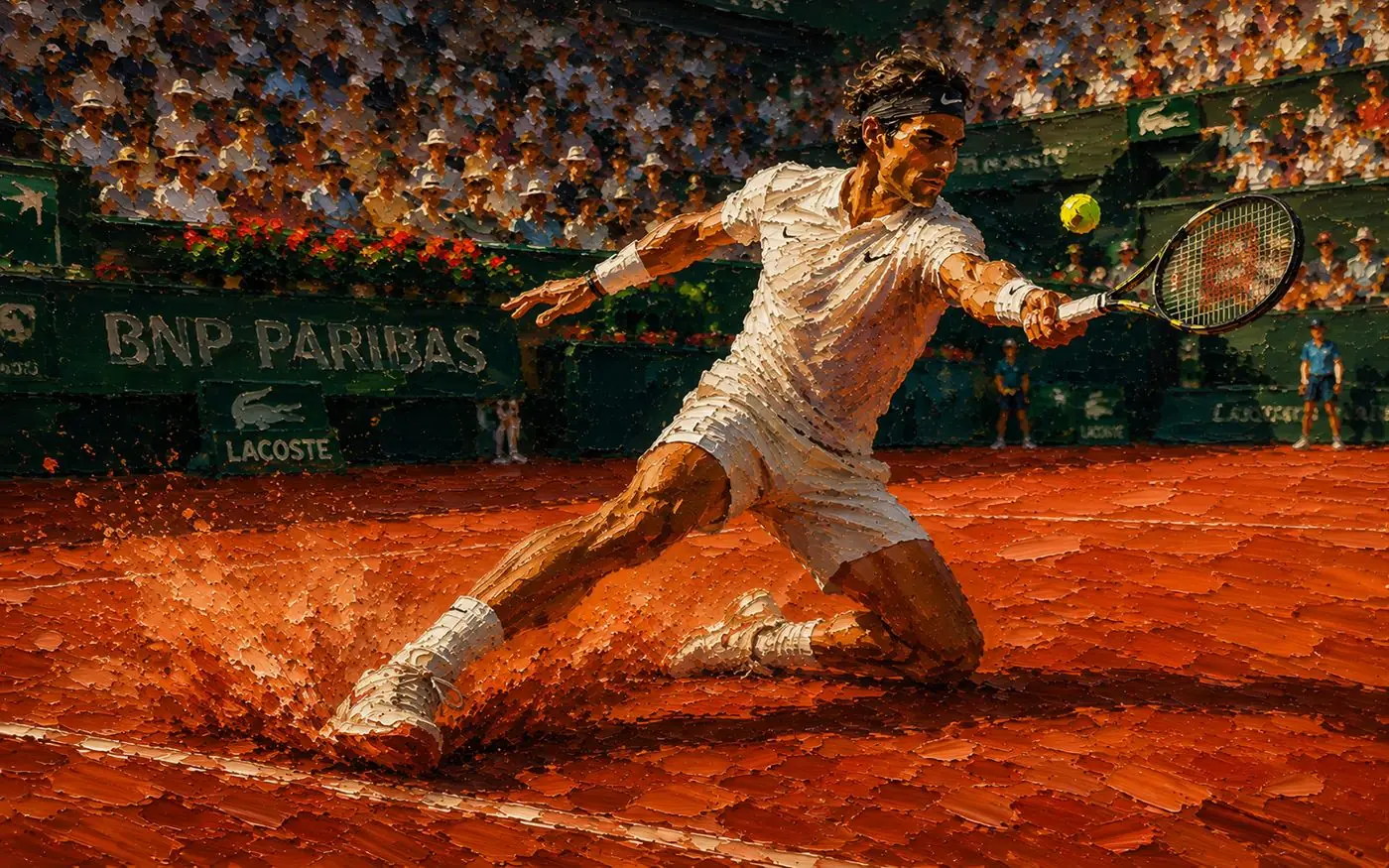 Tennis Vol.1 wallpaper pack for phone and laptop - clay court action